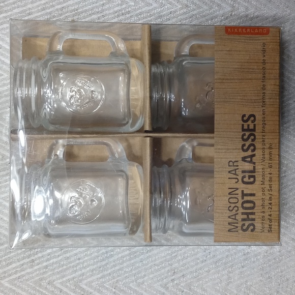 Kikkerland Other - Mason Jar Shot Glasses